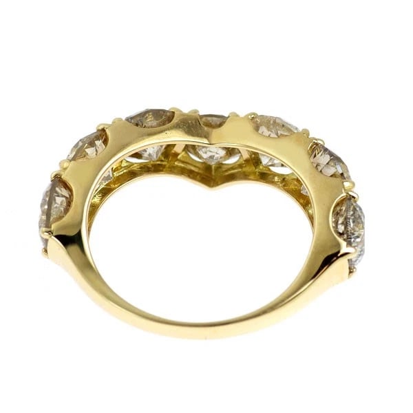K18YG DIAMOND RING - 2