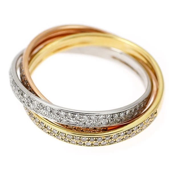 K18YG/WG/PG DIAMOND RING - 2