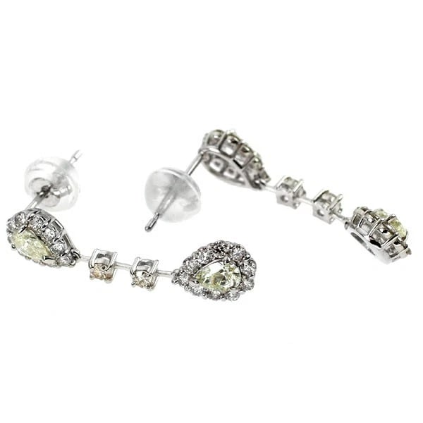 PT900 DIAMOND EARRING - 2