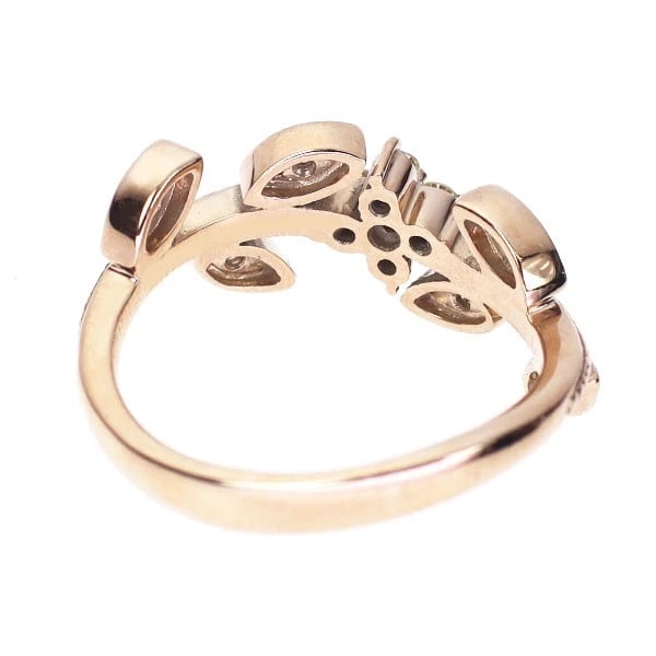K18PG DIAMOND RING PLANTS - 2