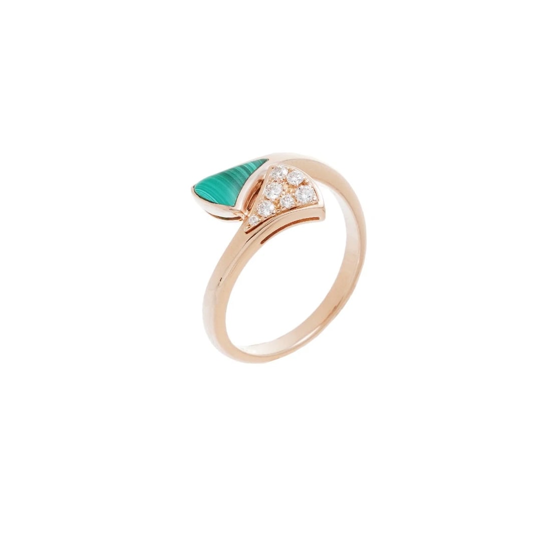 BVLGARI RING 18K PINK GOLD: BVLGARI Ring 18K pink gold Brand: BVLGARI Type/Style: Ring Material: 18K pink gold PG, Color: PG Size: 5.5 - 5.75 US Accessories: None Accessories Notice: When purchasing pre-owned goods,