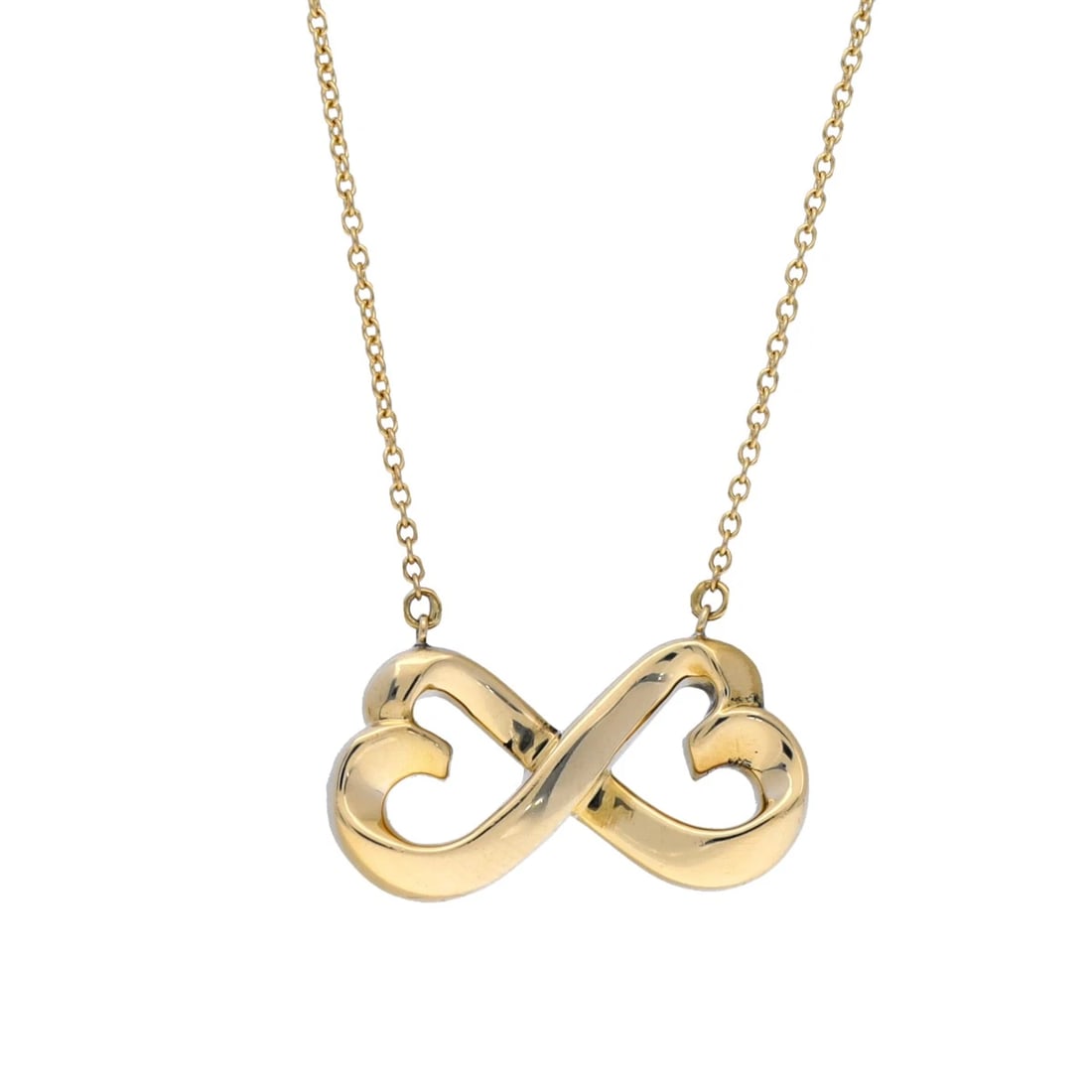 TIFFANY & CO. NECKLACE K18 YELLOW GOLD: TIFFANY & Co. Necklace K18 Yellow Gold Brand: TIFFANY & Co. Type/Style: Necklace Material: K18 Yellow Gold YG, Color: YG Size: Top H/about 13mm W/about 22mm(Including can) Chain length:42.5cm Chain le