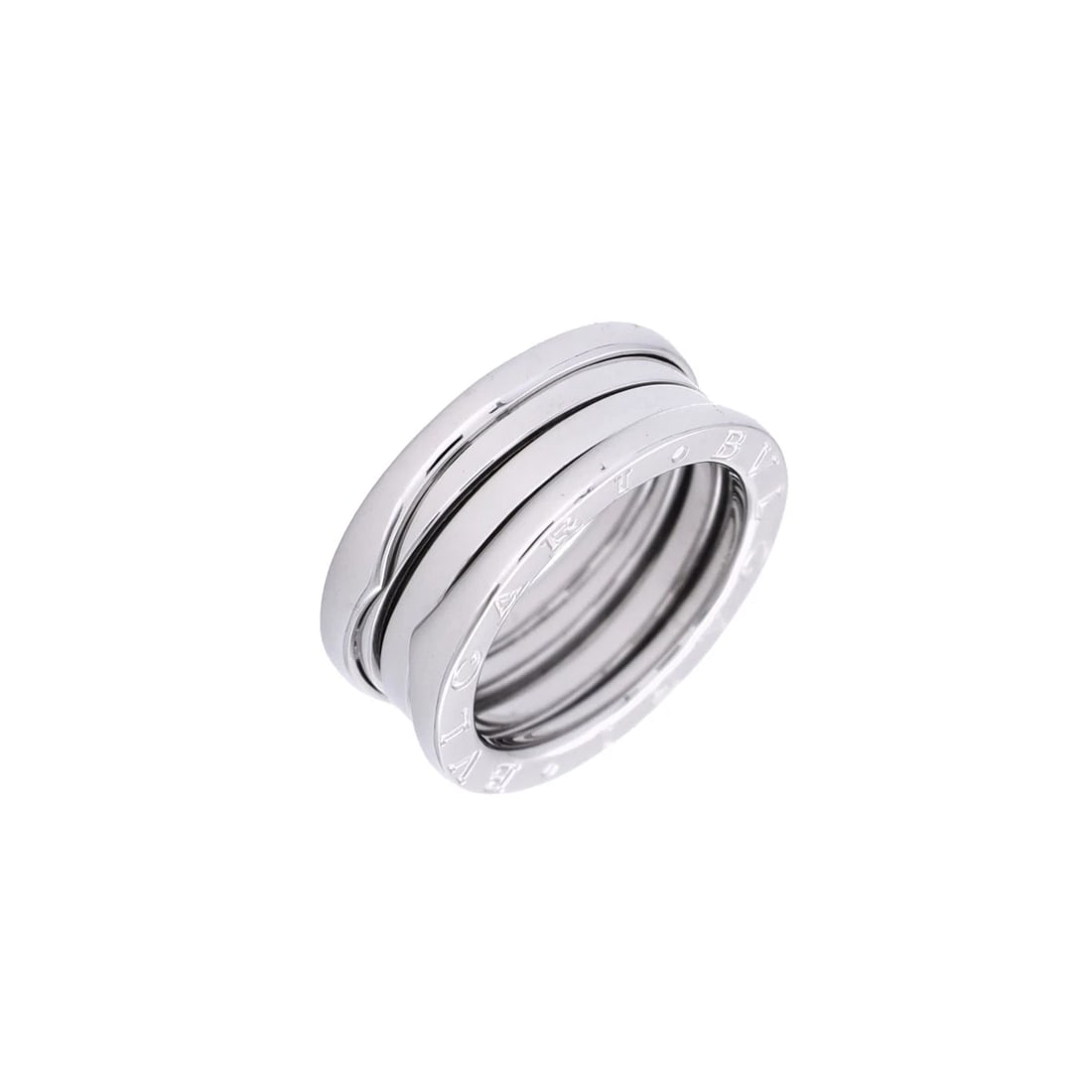 BVLGARI RING K18 WHITE GOLD: BVLGARI Ring K18 White Gold Brand: BVLGARI Type/Style: Ring Material: K18 White Gold, Color: WG Size: 5.5 - 5.75 US Accessories: None Accessories Notice: When purchasing pre-owned goods, please refer