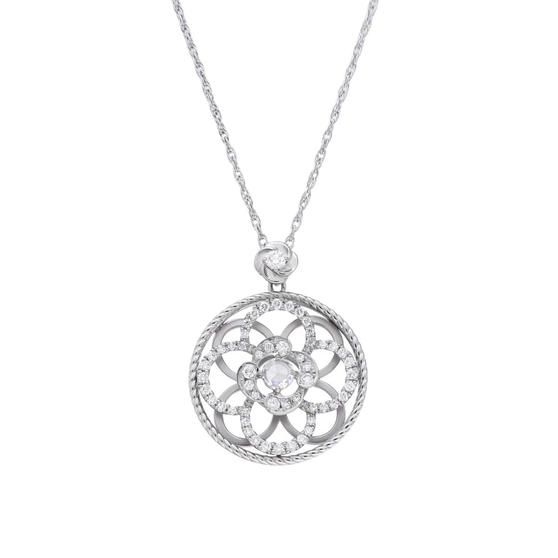 MONNICKENDAM NECKLACE PT900PLATINUM/PT850PLATINUM: MONNICKENDAM Necklace Pt900Platinum/Pt850Platinum Brand: MONNICKENDAM Type/Style: Necklace Material: Pt900Platinum, Main Stone Natural Color: Pt900/Pt850 Size: Top H/about 30mm W/about 23.5mm(Includin