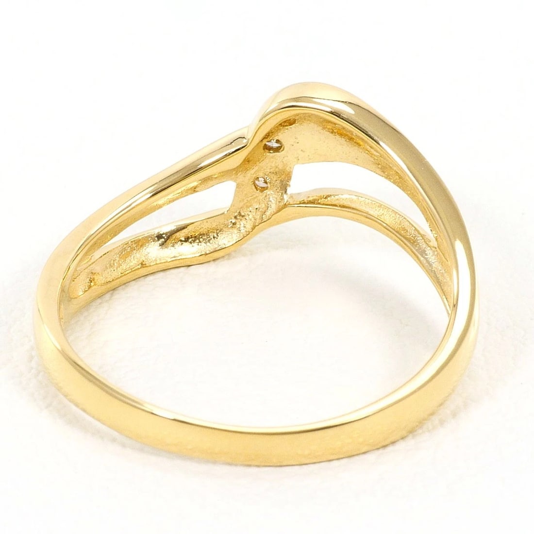 K18 GOLD RING DIAMOND - 3