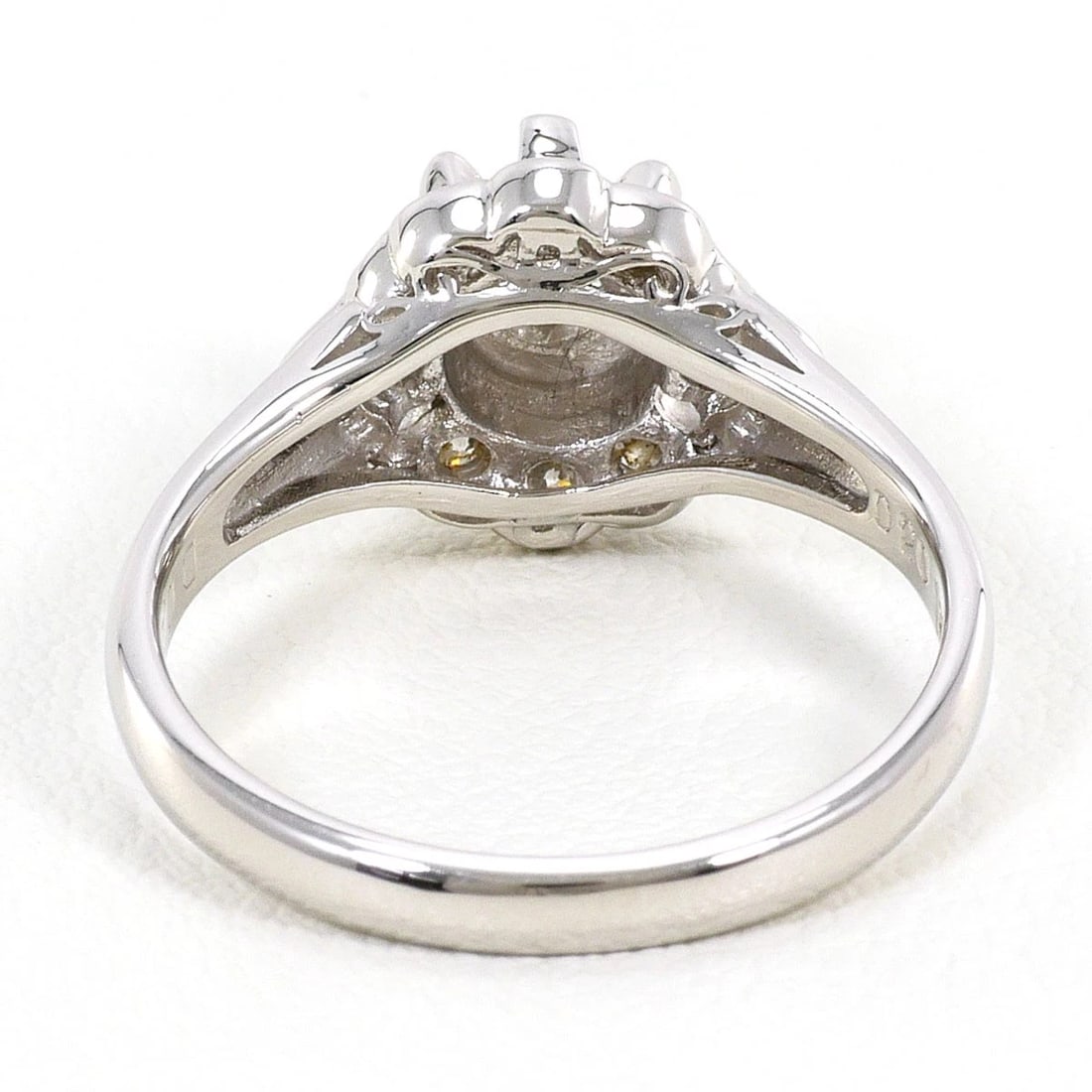 PT900 PLATINUM RING DIAMOND - 4