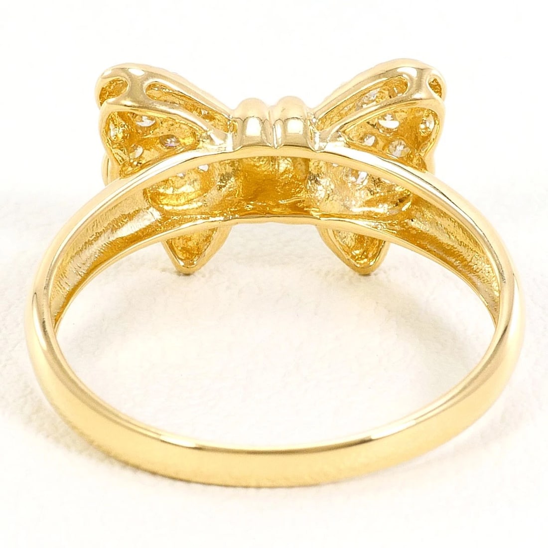 K18 GOLD RING DIAMOND - 3