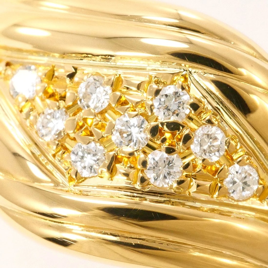K18 GOLD RING DIAMOND - 2