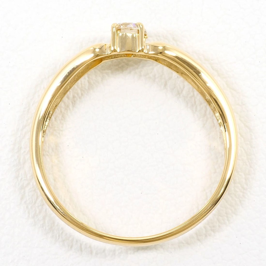 K18 GOLD RING DIAMOND - 2