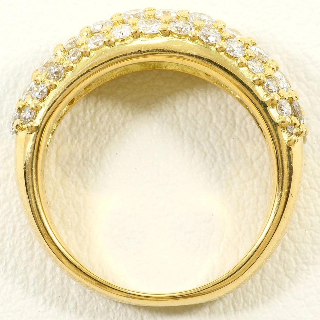 K18 GOLD RING DIAMOND - 3