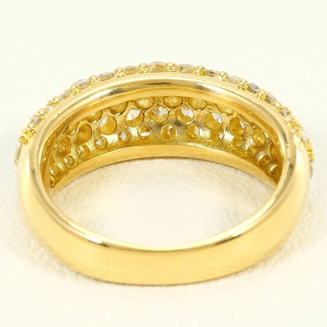 K18 GOLD RING DIAMOND - 4