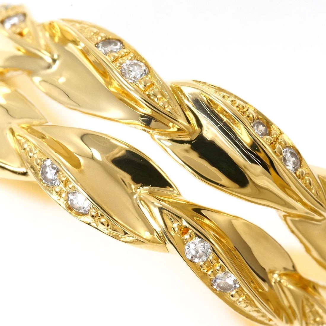 K18 GOLD RING DIAMOND - 2