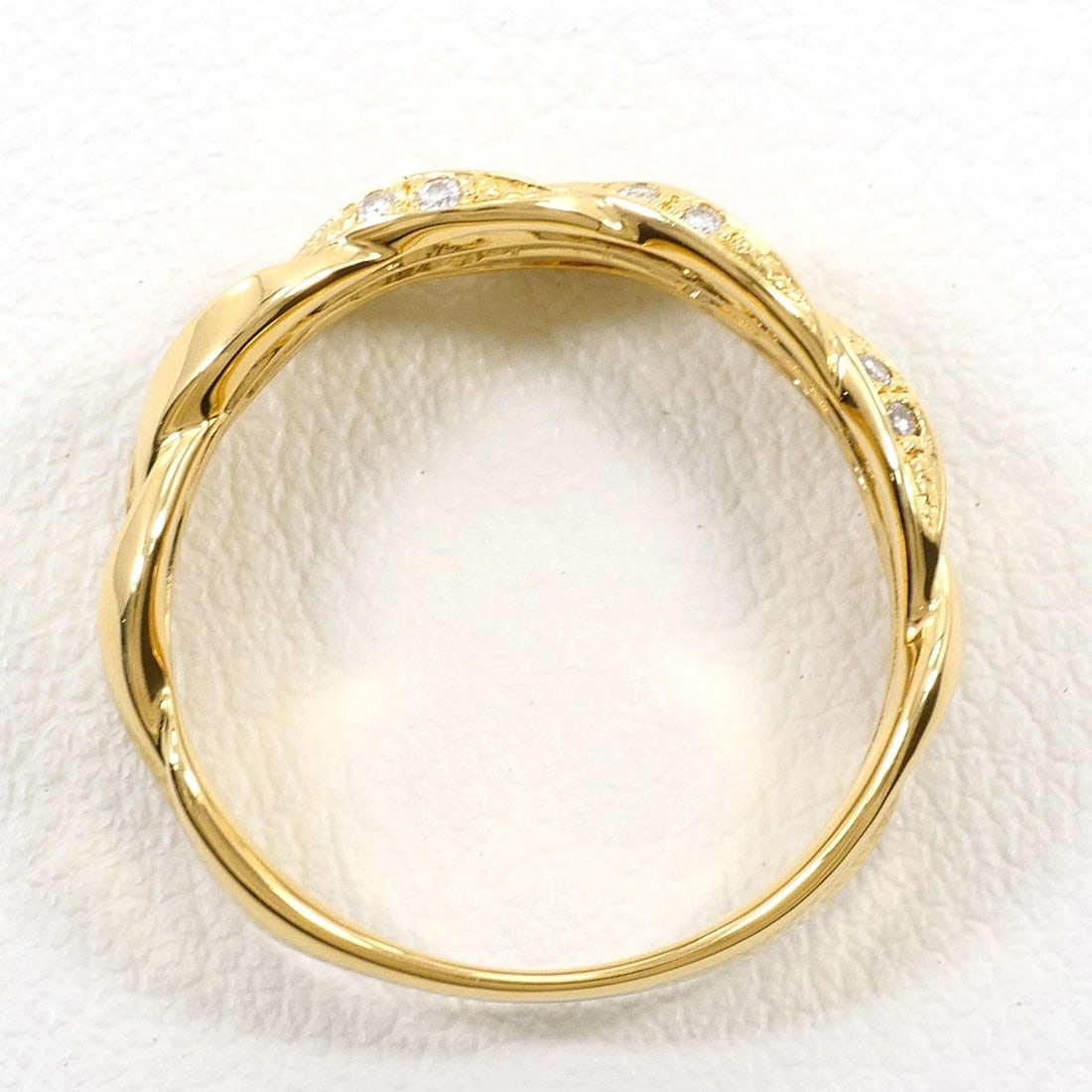 K18 GOLD RING DIAMOND - 3