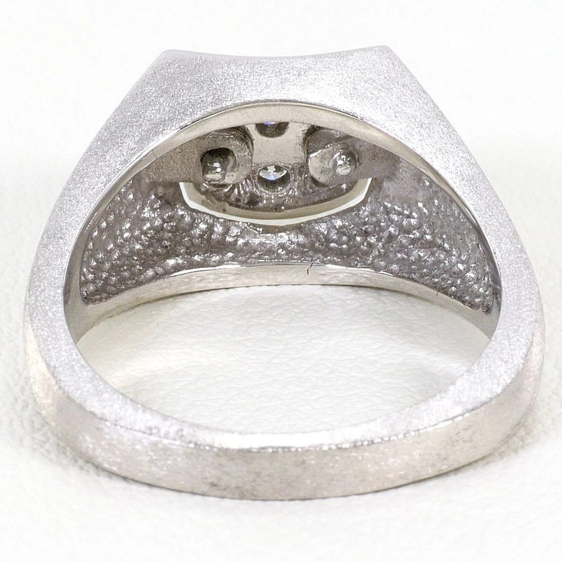 K18 GOLD RING DIAMOND - 4