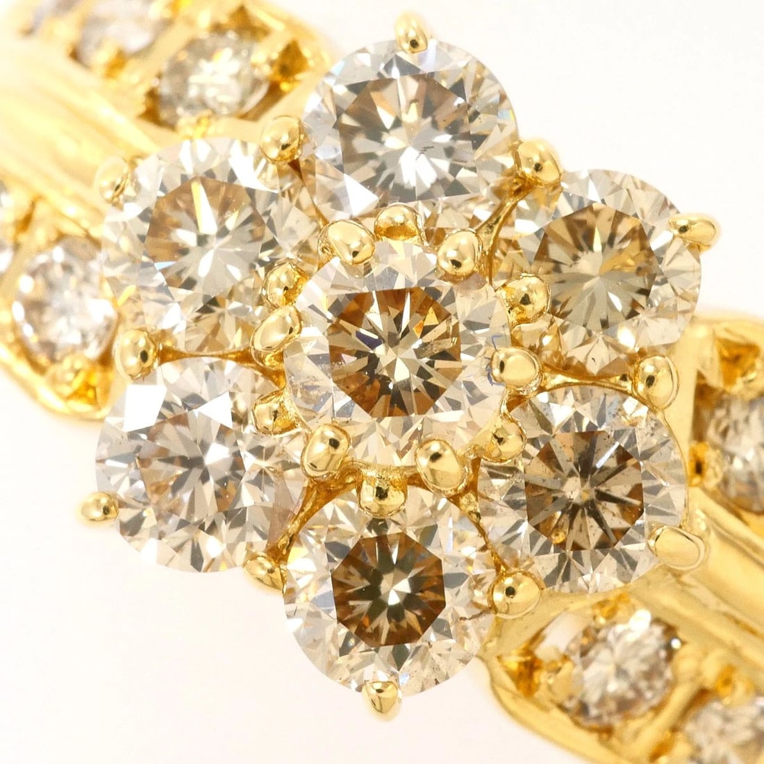 K18 GOLD RING DIAMOND - 2
