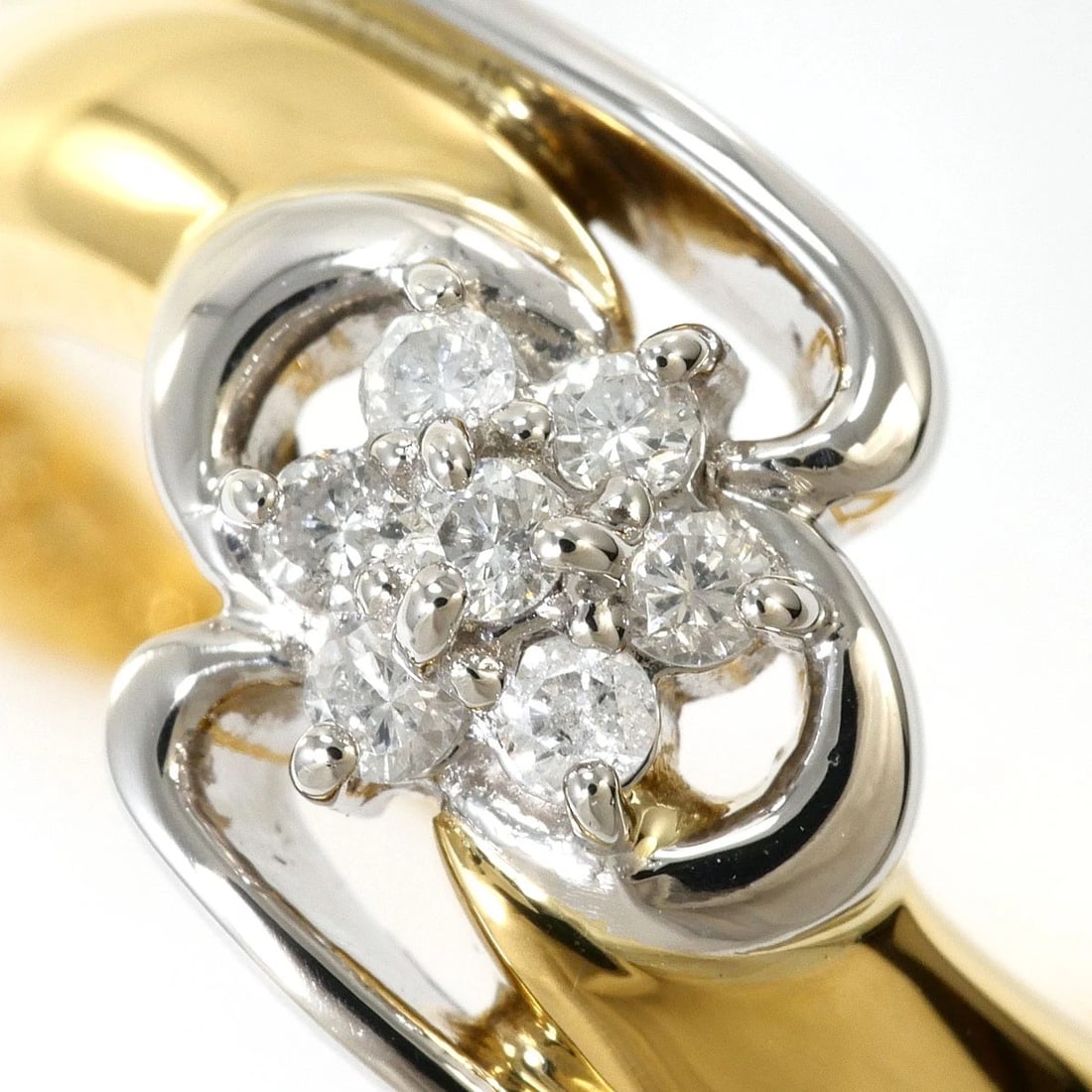 PT850 K18 RING DIAMOND - 2