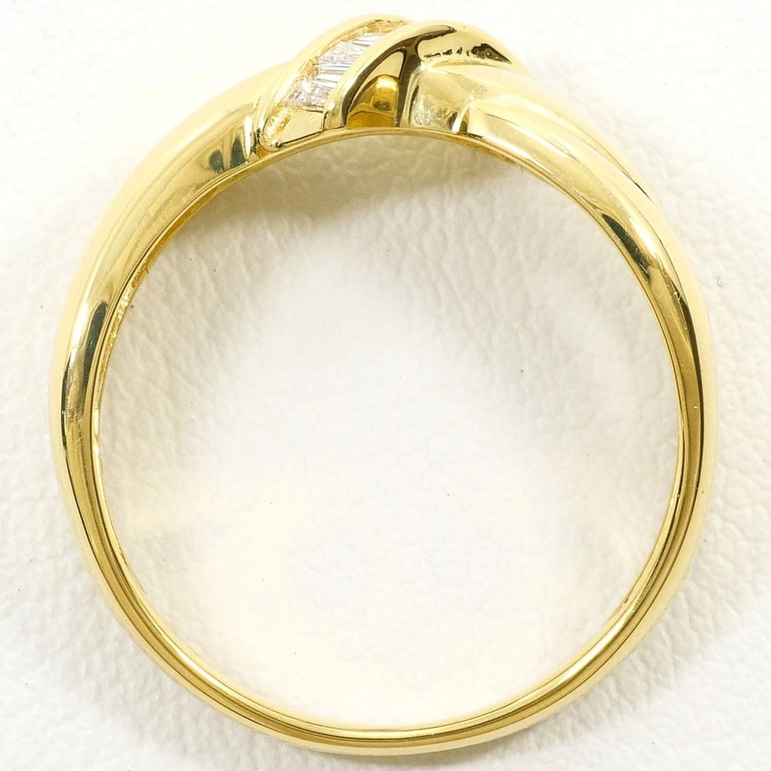 K18 GOLD RING DIAMOND - 3