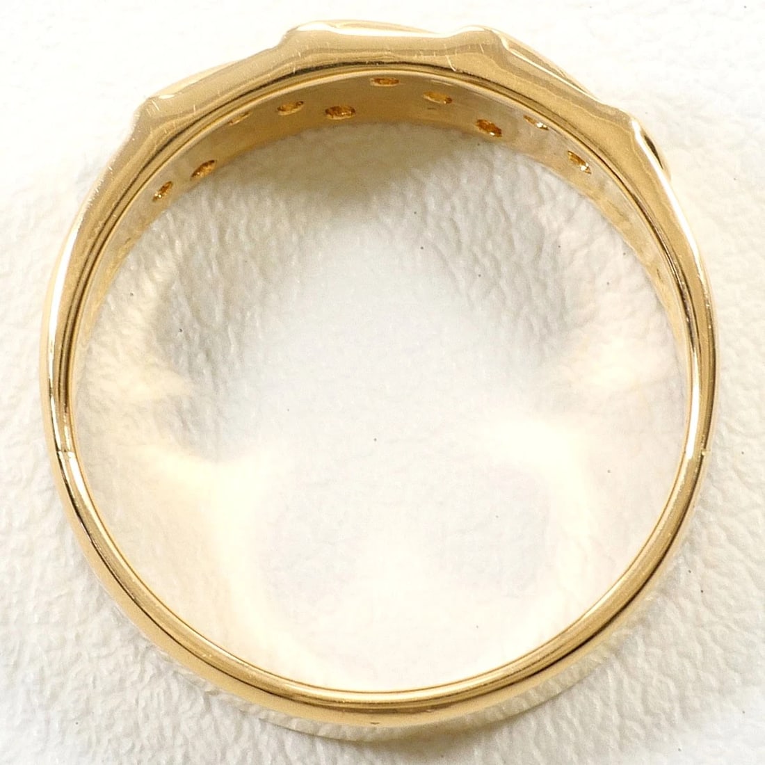 K18 GOLD RING DIAMOND - 3