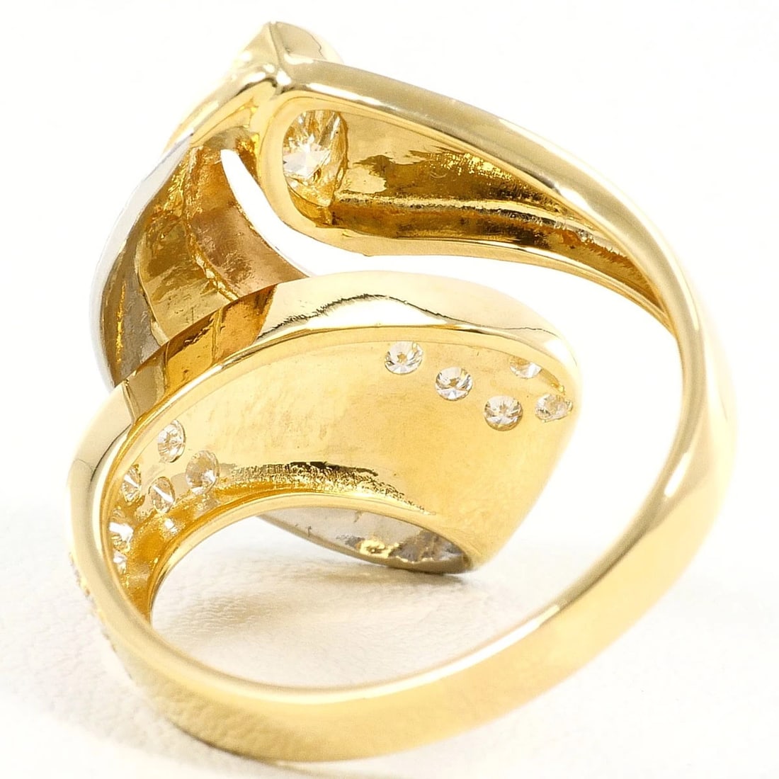 PT900 K18 RING DIAMOND - 3