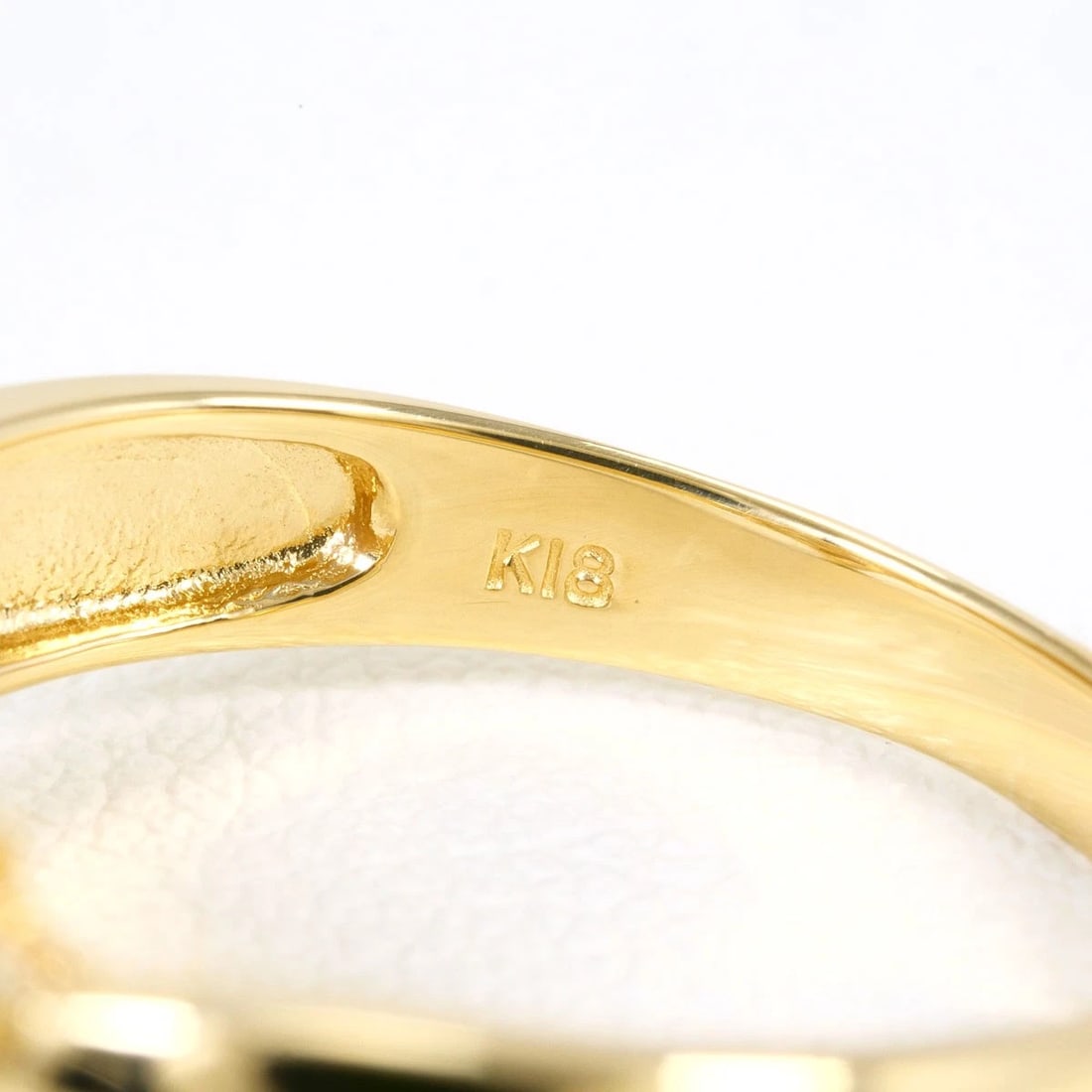 K18 GOLD RING DIAMOND - 4