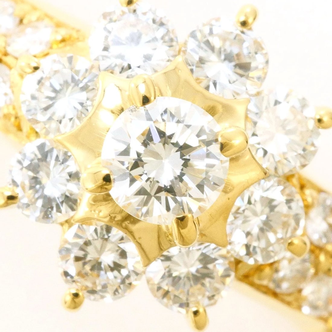 K18 GOLD RING DIAMOND - 2