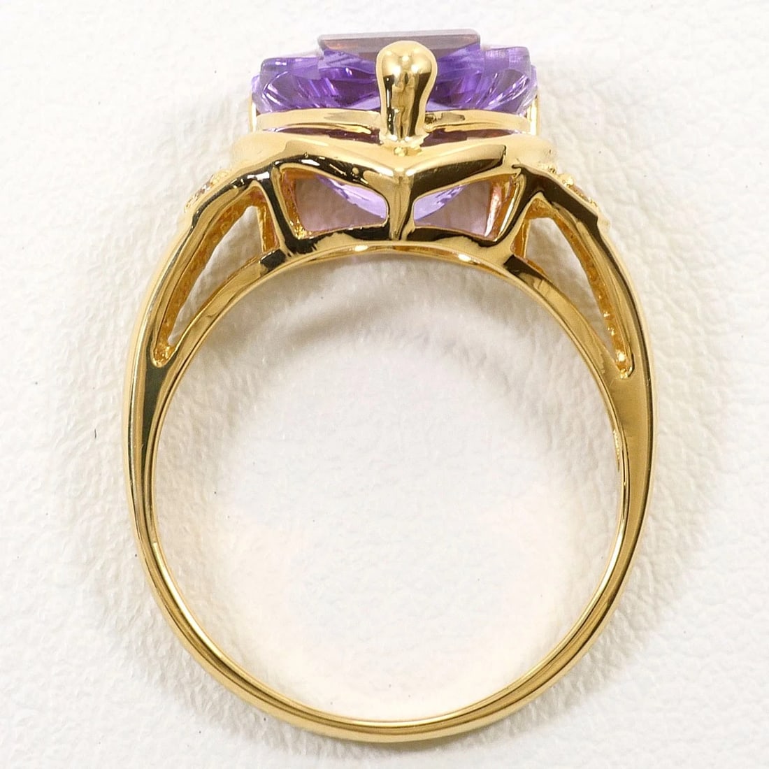 K18 GOLD RING AMETHYST - 3
