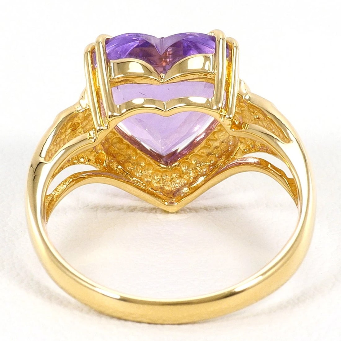 K18 GOLD RING AMETHYST - 4