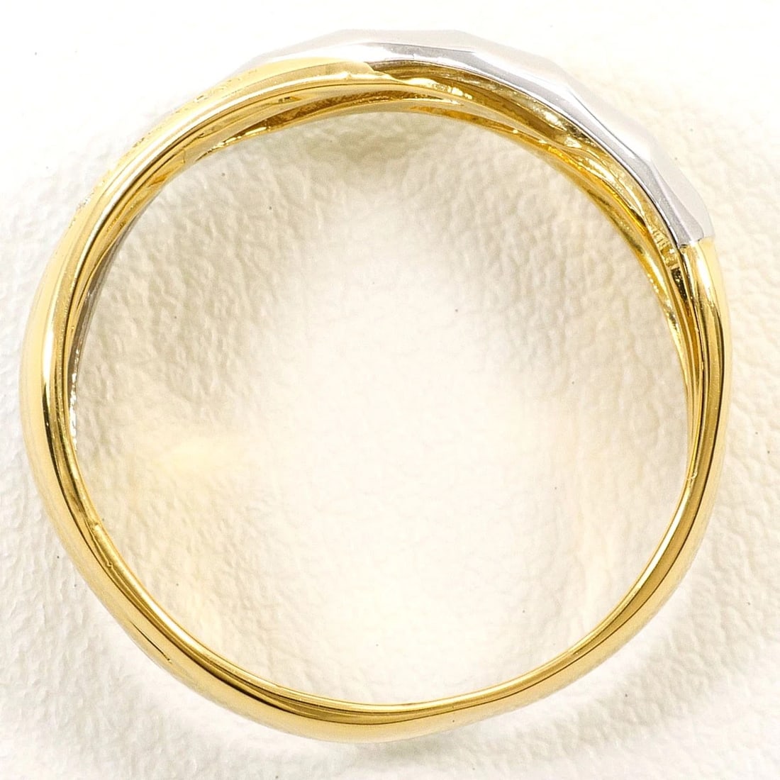 PT900 PLATINUM K18 RING DIAMOND - 3