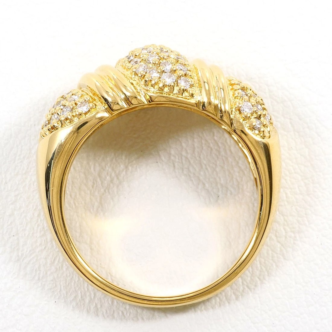 K18 GOLD RING DIAMOND - 3