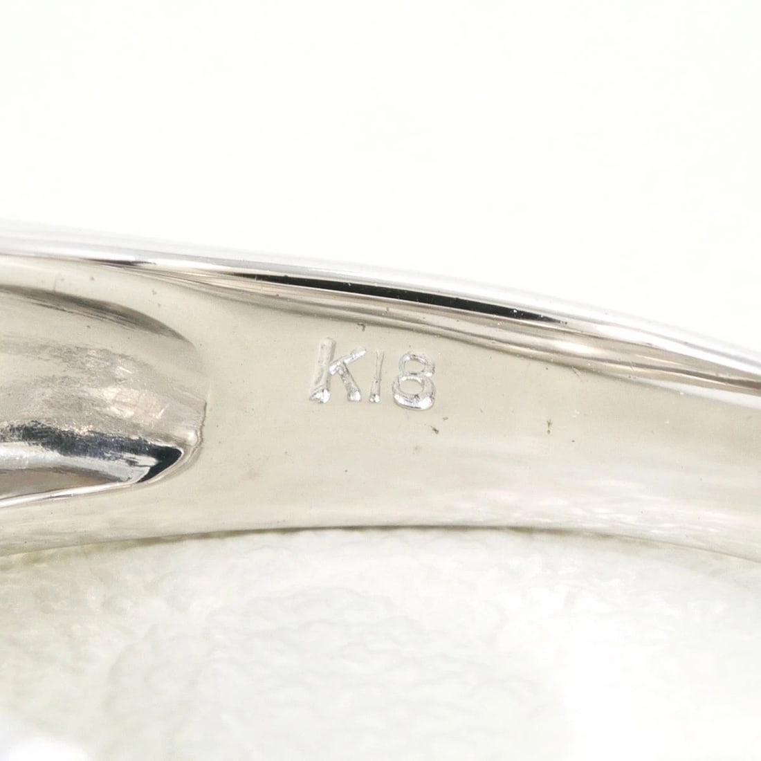 K18 GOLD RING DIAMOND - 5