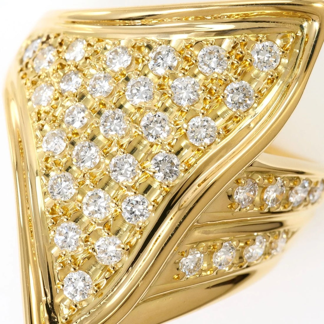 K18 GOLD RING DIAMOND - 2