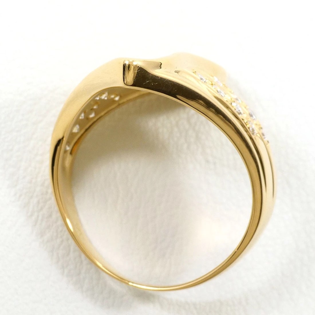 K18 GOLD RING DIAMOND - 3