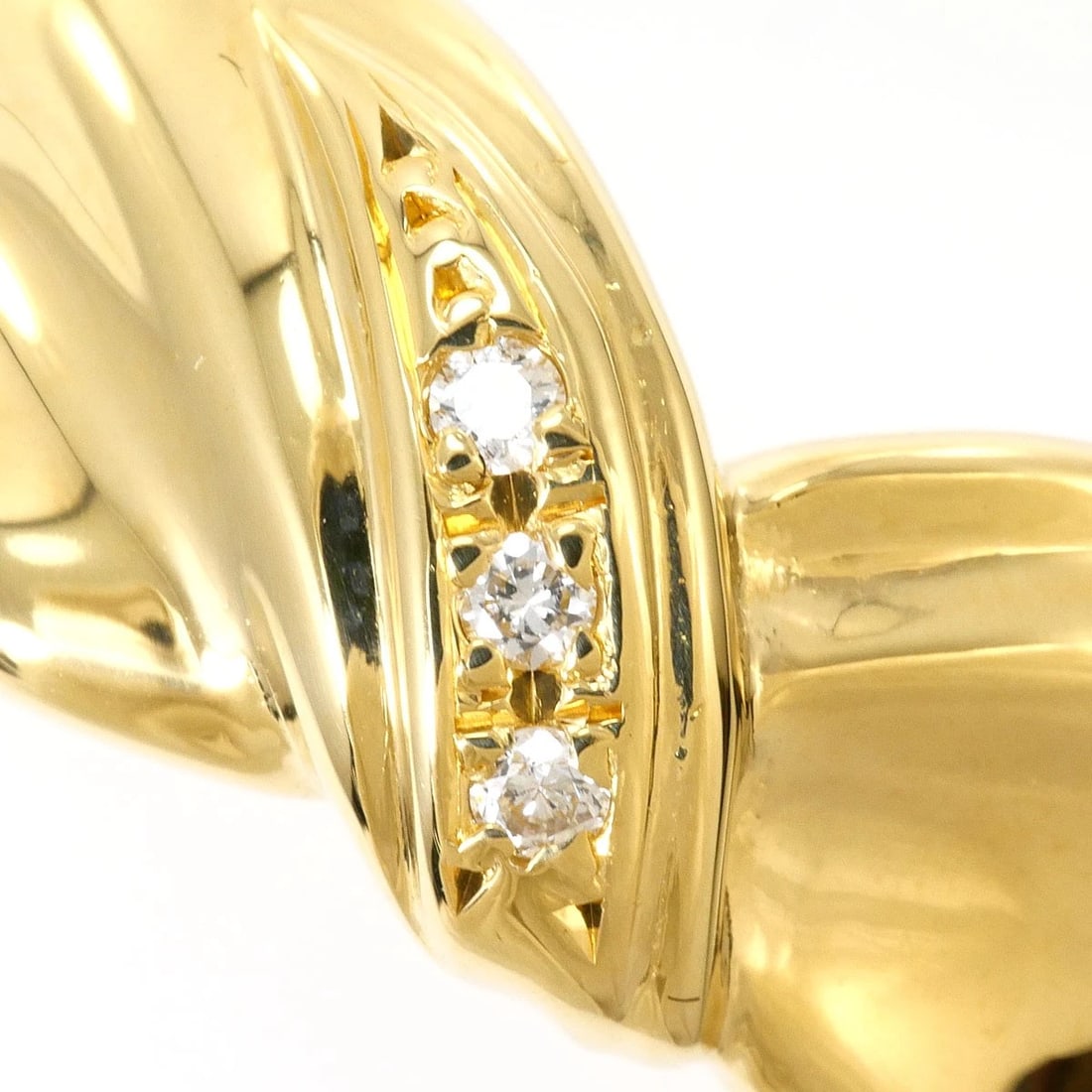 K18 GOLD RING DIAMOND - 2