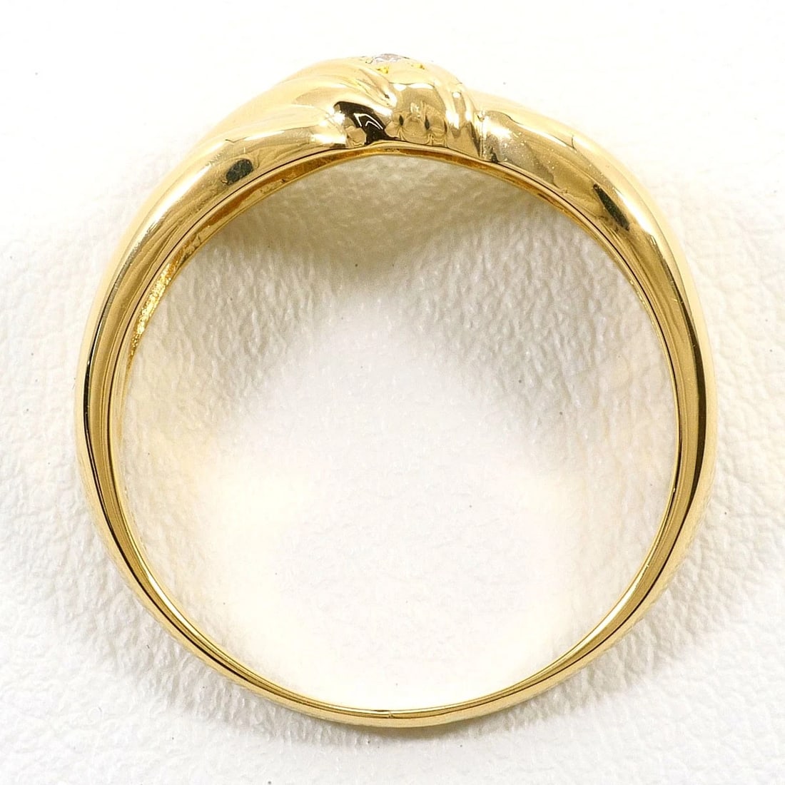 K18 GOLD RING DIAMOND - 3