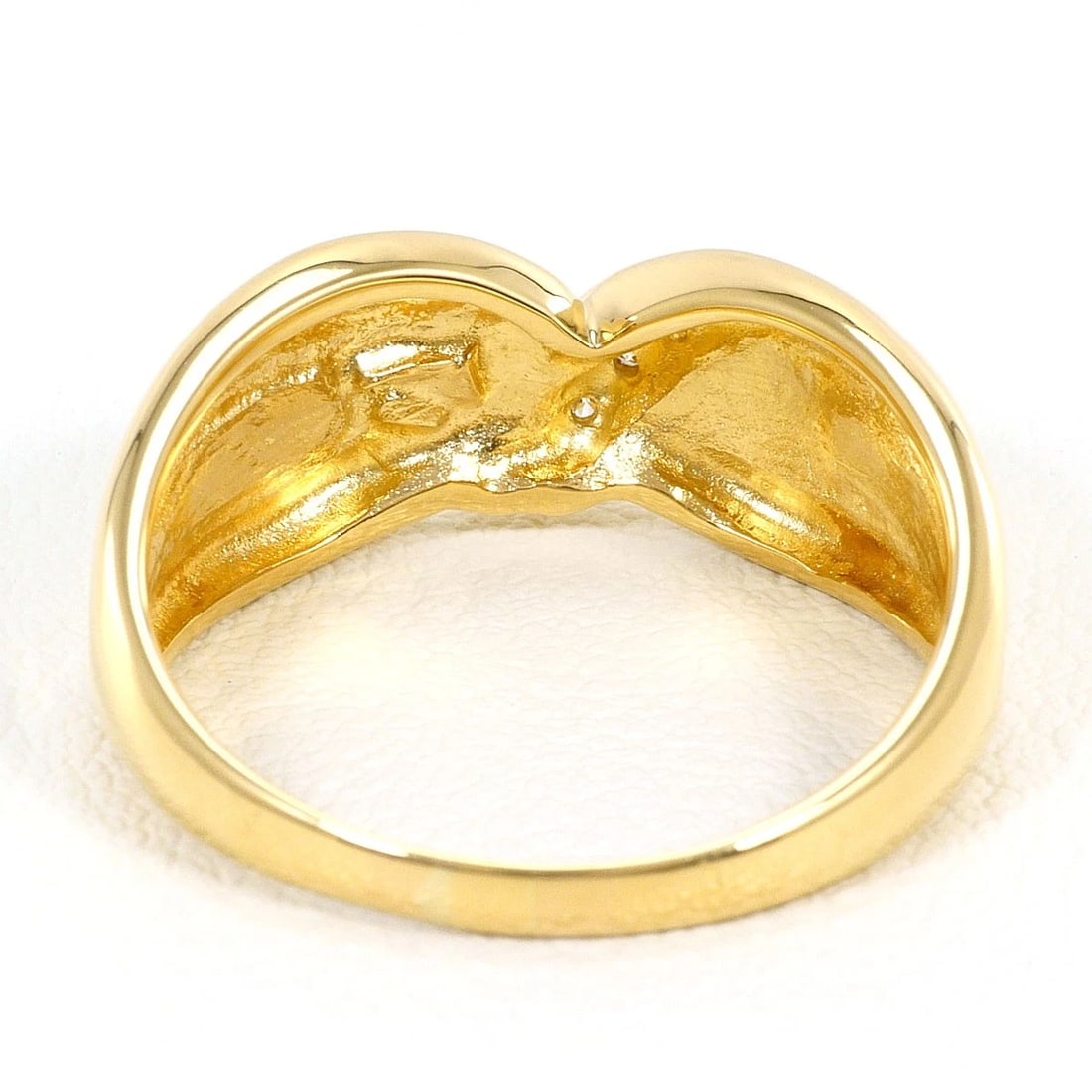 K18 GOLD RING DIAMOND - 4