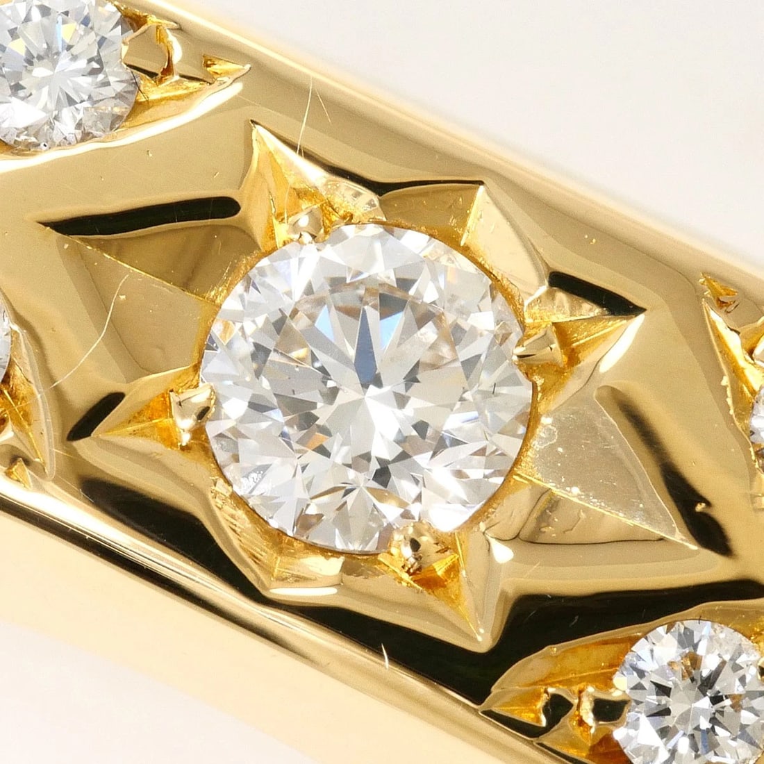 K18 GOLD RING DIAMOND - 2