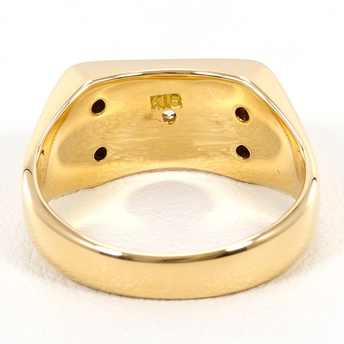 K18 GOLD RING DIAMOND - 4