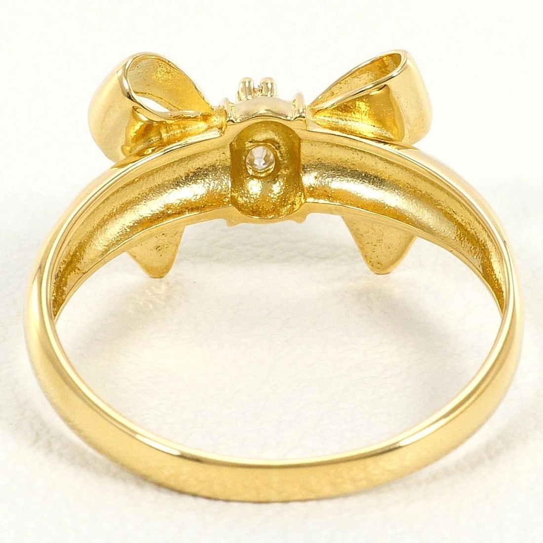 K18 GOLD RING DIAMOND - 4