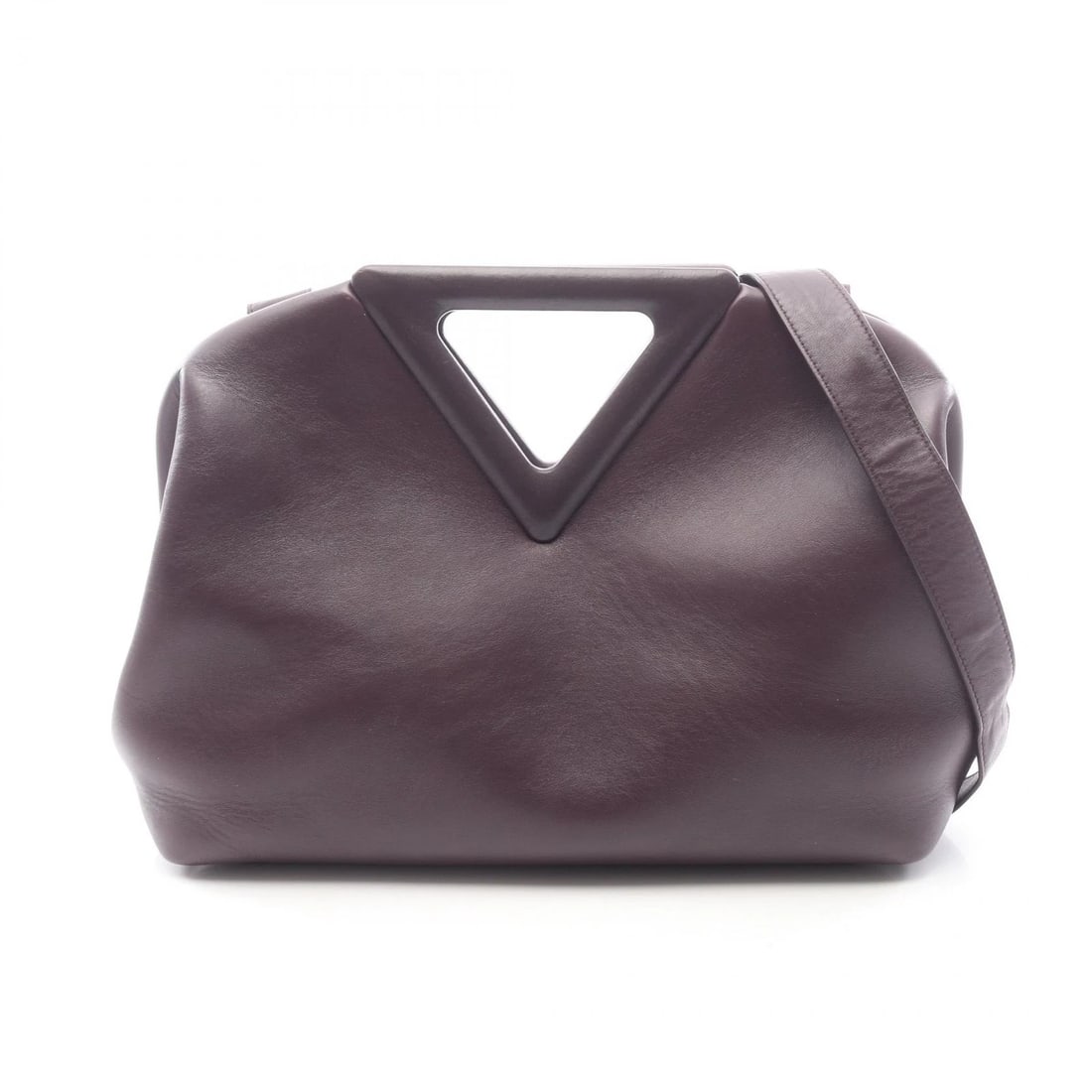 BOTTEGA VENETA POINT MEDIUM 2WAY SHOULDER BAG: BOTTEGA VENETA Point Medium 2WAY Shoulder Bag Brand: BOTTEGA VENETA Type/Style: Shoulder Bag Material: Exterior Material leather Color: Exterior Color Purple?ish colors Size: (H:9.8" x W:12.6" x D:4.7