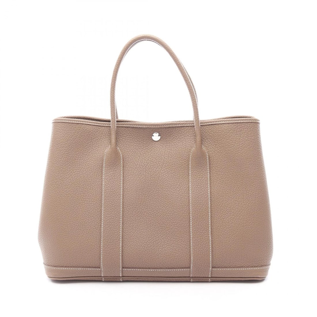 HERMES GARDEN PARTY PM TOTE HAND BAG NEGONDA ETOUPE: HERMES Garden party PM Tote hand Bag Negonda Etoupe Brand: HERMES Type/Style: Tote Bag Material: Exterior Material Negonda leather and leather and Negonda leather Color: Exterior Color Etoupe Grey / G