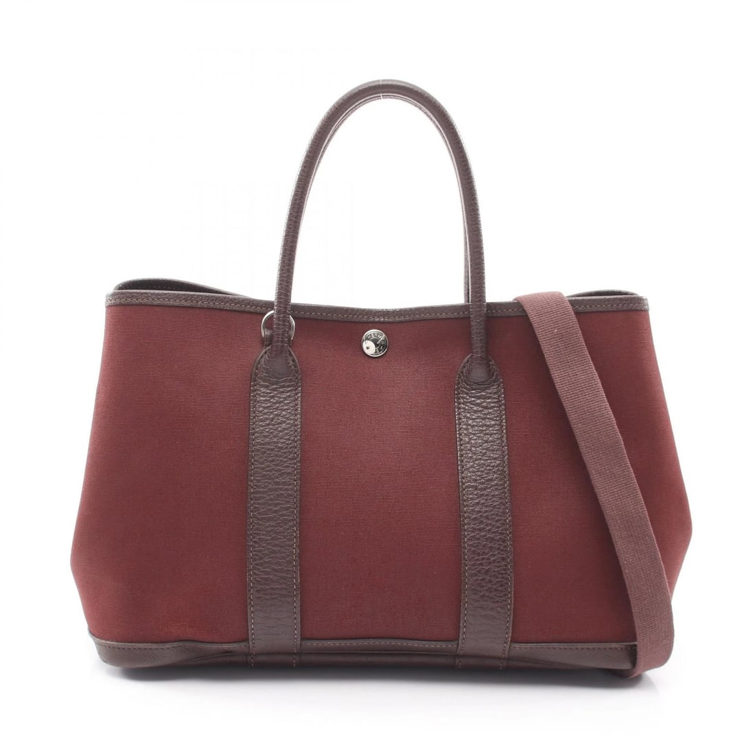 HERMES GARDEN PARTY TPM TOTE CROSSBODY HAND BAG: HERMES Garden Party TPM Tote crossbody hand Bag Brand: HERMES Type/Style: Tote Bag Material: Exterior Material Toile officier and canvas and leather and Toile officier / Buffalo leather Color: Exterio