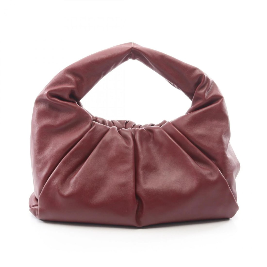 BOTTEGA VENETA THE SHOULDER POUCH HANDBAG: BOTTEGA VENETA The Shoulder Pouch Handbag Brand: BOTTEGA VENETA Type/Style: Handbag Material: Exterior Material leather Color: Exterior Color Bordeaux?ish colors Size: H:17cm x W:38cm x D:15cm (H:6.7"