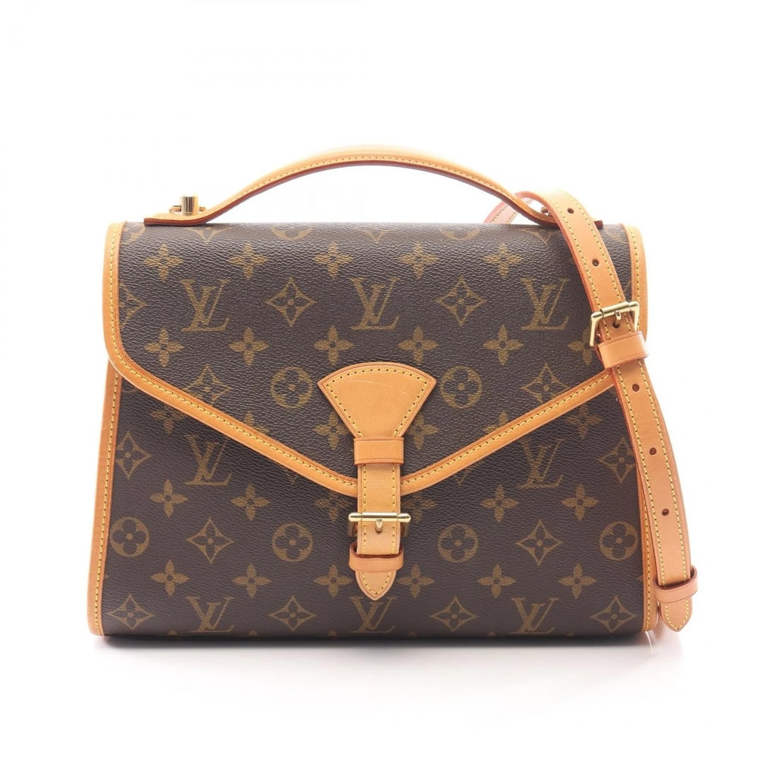 LOUIS VUITTON BEL AIR SHOULDER HANDBAG BROWN: LOUIS VUITTON Bel Air Shoulder Handbag Brown Brand: LOUIS VUITTON Type/Style: Handbag Material: Exterior Material Monogram ? PVC coated canvas ? leather Color: Exterior Color Brown?ish colors Size: (H