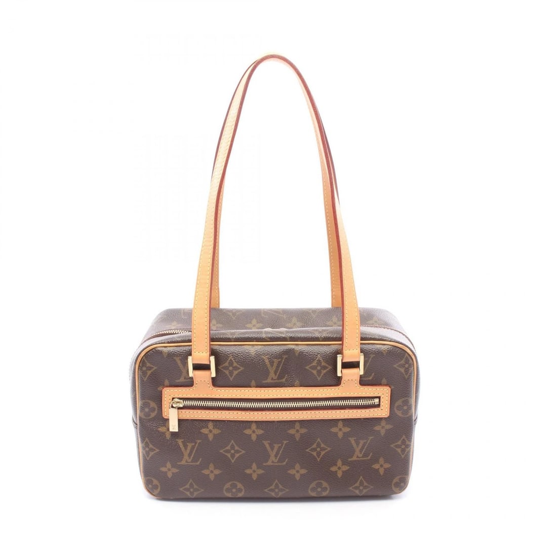 LOUIS VUITTON SHITE MM SHOULDER BAG: LOUIS VUITTON SHITE MM Shoulder Bag Brand: LOUIS VUITTON Type/Style: Shoulder Bag Material: Exterior Material Monogram ? PVC coated canvas ? leather Color: Exterior Color Brown?ish colors Size: (H:6.3