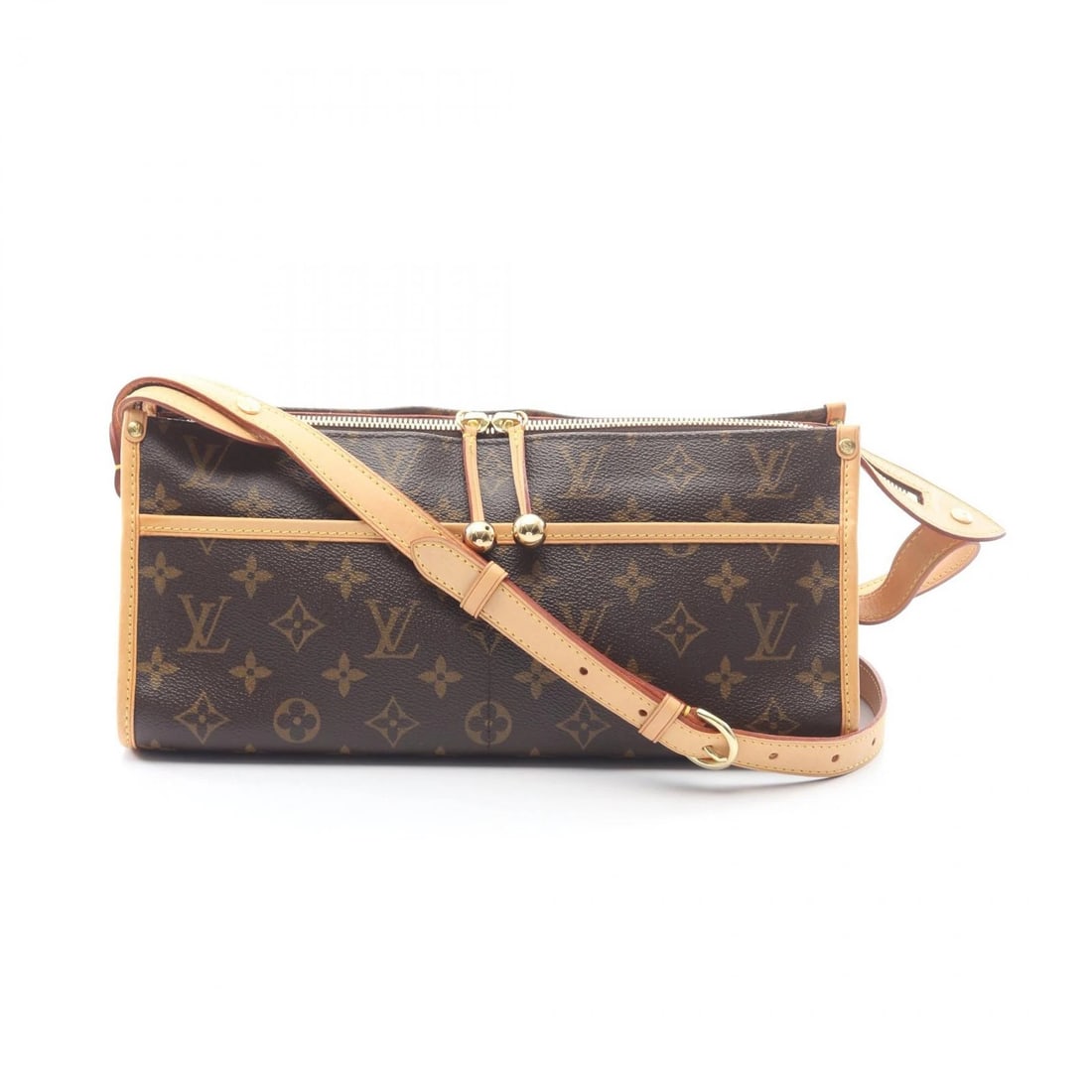 LOUIS VUITTON POPINCOURT LONG SHOULDER CROSSBODY BAG: LOUIS VUITTON Popincourt Long Shoulder Crossbody Bag Brand: LOUIS VUITTON Type/Style: Shoulder Bag Material: Exterior Material Monogram ? PVC coated canvas ? leather Color: Exterior Color Brown?ish co