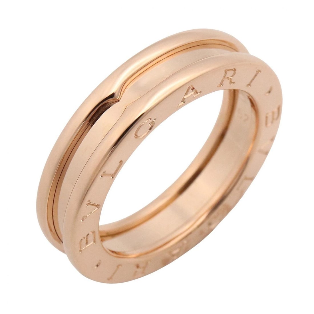 BVLGARI B-ZERO1 RING 1 BAND 18KPG: BVLGARI B-zero1 Ring 1 Band 18KPG Brand: BVLGARI Type/Style: Ring Material: K18PG?Rose Gold?, Color: Gold Size: US size 6 Accessories: None Accessories Notice: When purchasing pre-owned go
