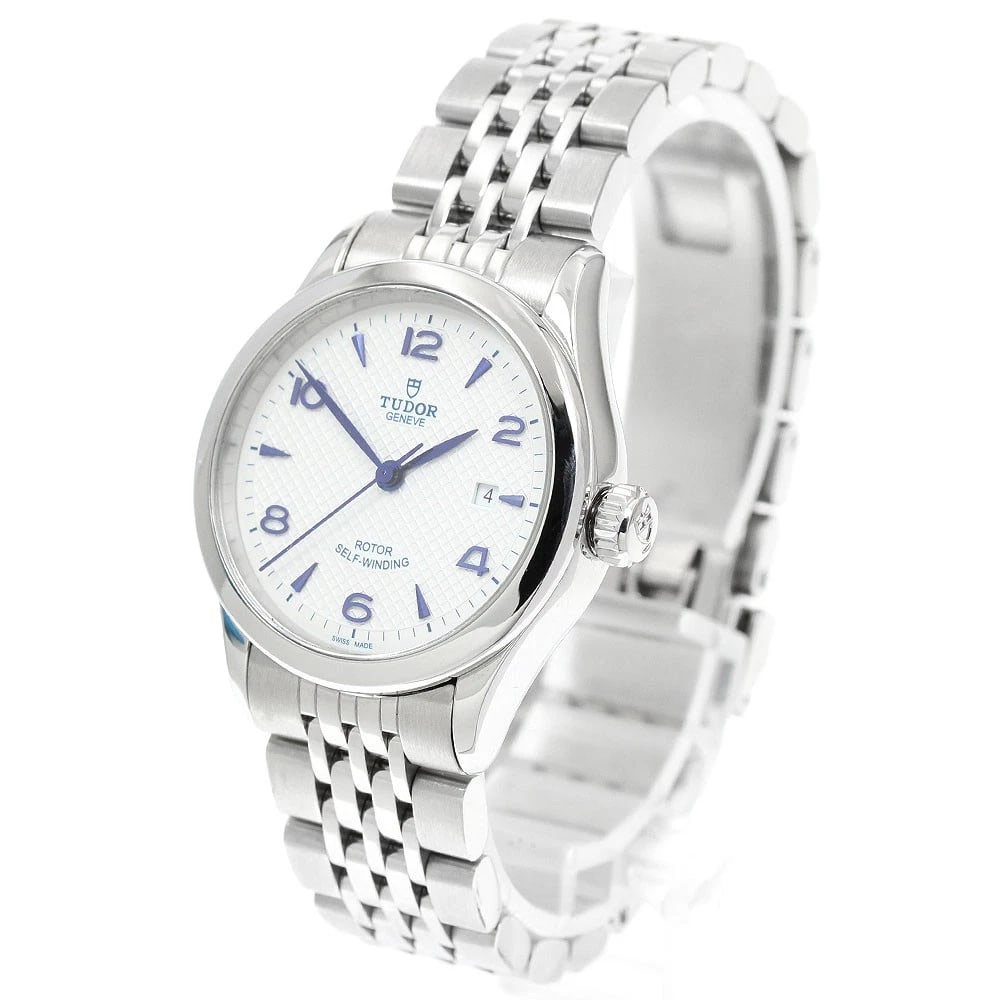 TUDOR DATE SILVER AUTOMATIC WATCH - 2