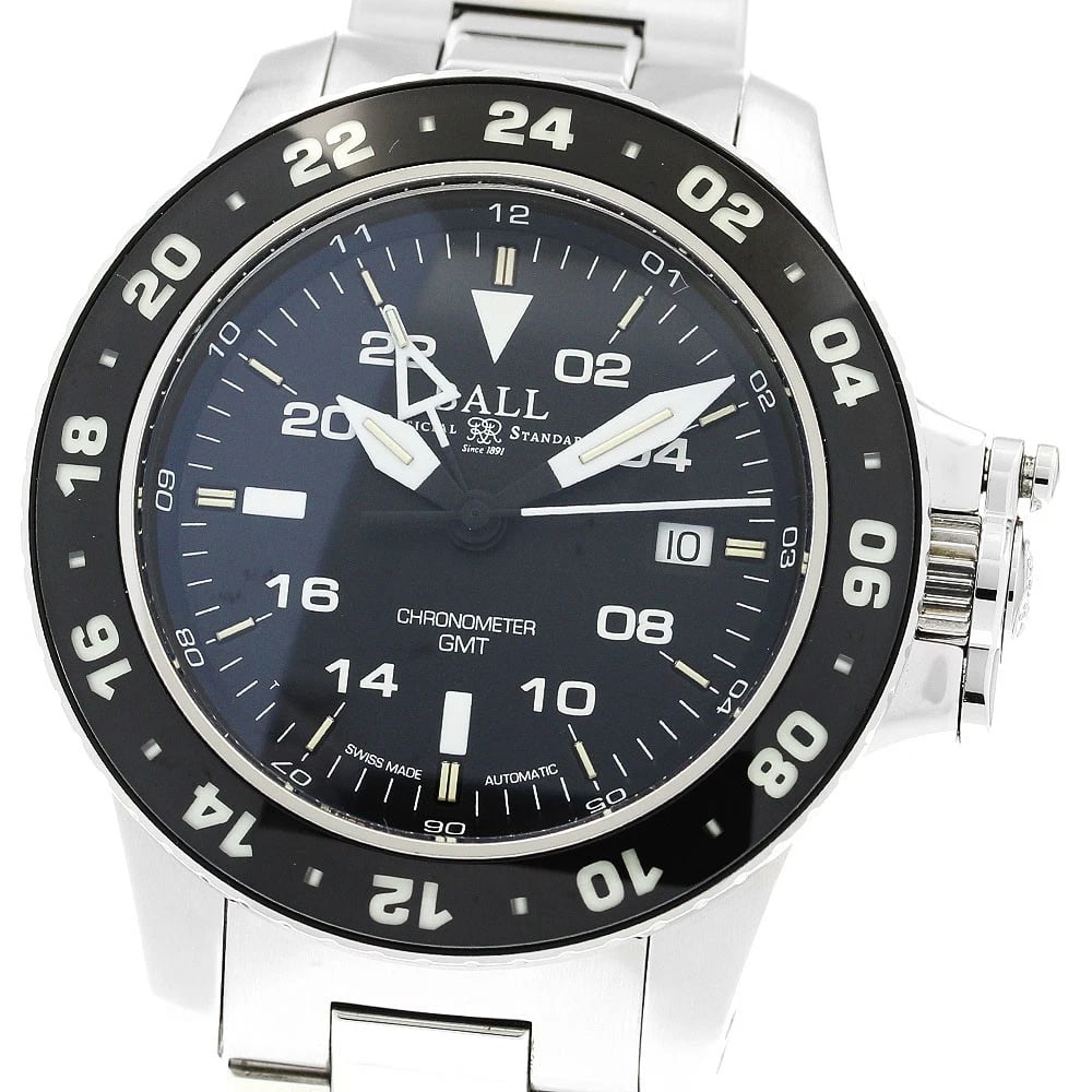 BALLWATCH ENGINEER HYDROCARBON AUTOMATIC WATCH: BALLWATCH Engineer Hydrocarbon Automatic Watch Brand: BALLWATCH Type/Style: Wristwatch Material: Band Material Stainless Steel, Case Material Stainless Steel Color: Dial Color black Size: Case size