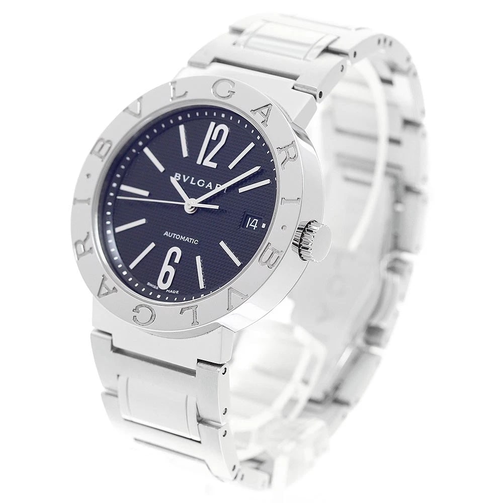 BVLGARI DATE BLACK AUTOMATIC WATCH - 2