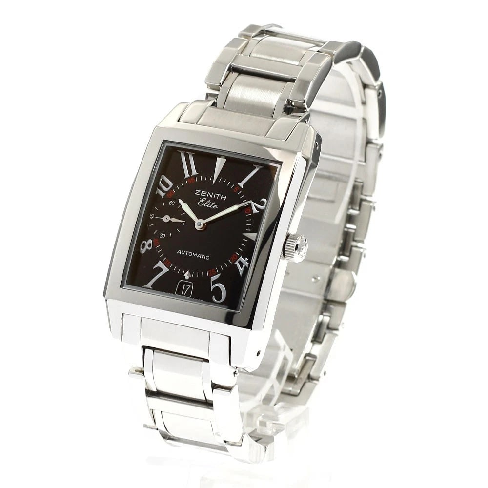 ZENITH BLACK AUTOMATIC WATCH - 2